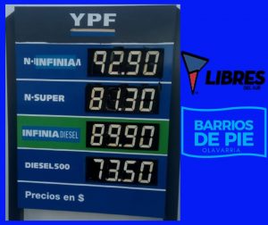 constantes aumentos en los combustibles