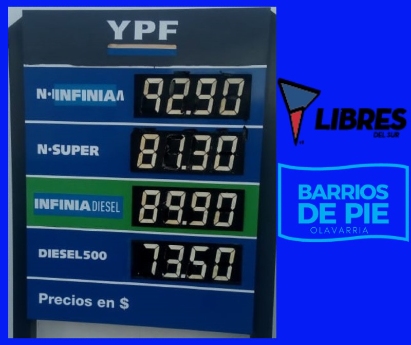 constantes aumentos en los combustibles