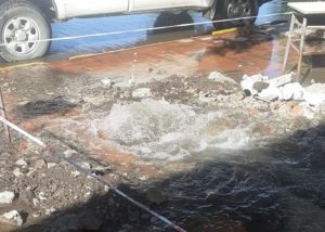 A raíz de la rotura