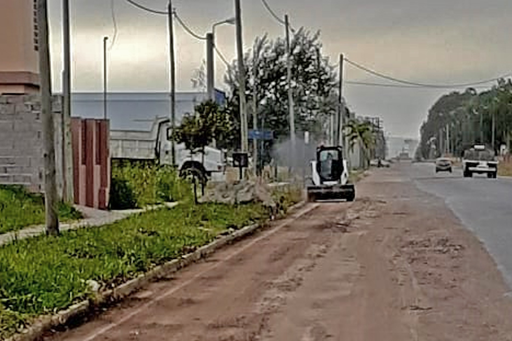 En el barrio Carlos Pellegrini