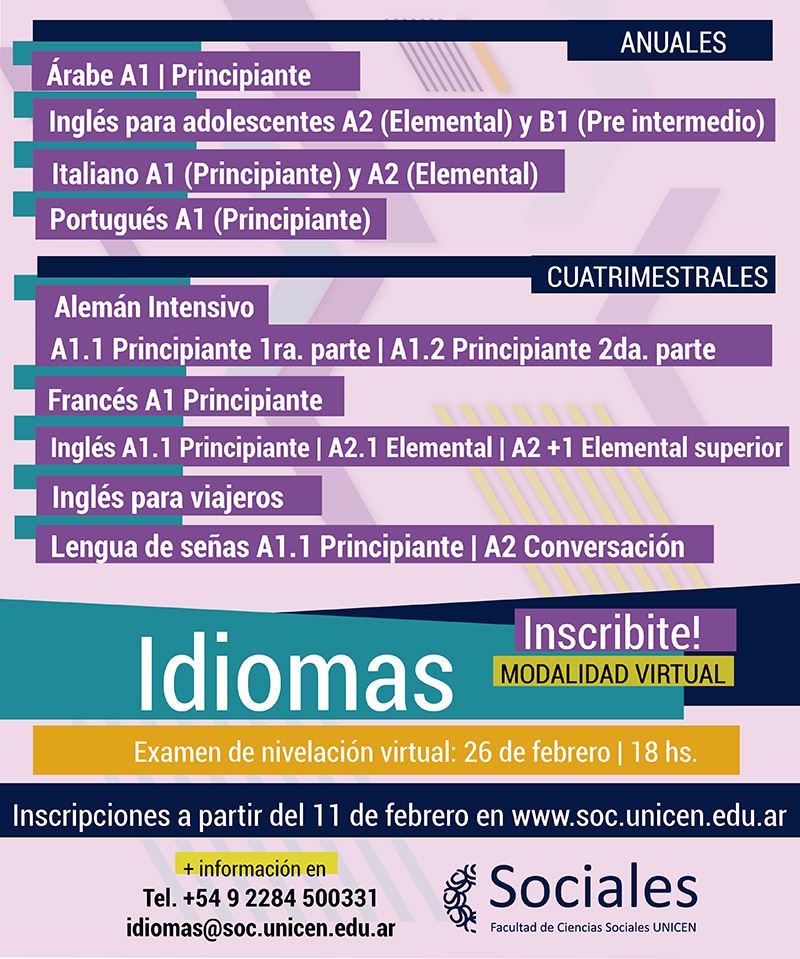 Se encuentra abierta la inscripción