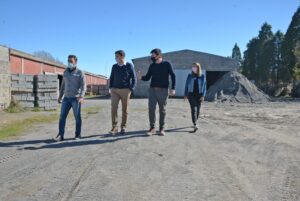 El intendente Ezequiel Galli visitó
