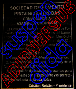Se suspendieron las elecciones para