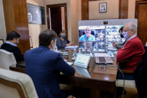 Kicillof se reunió con los intendentes