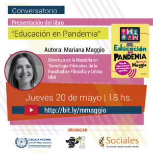 Mariana Maggio presentará el libro