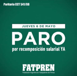 Paro de periodistas con impacto