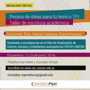 taller de elaboración de tesis