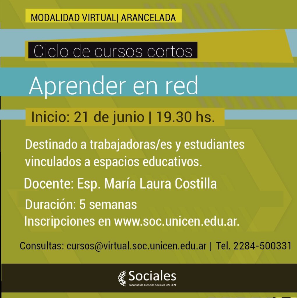 Sociales ofrecerá nuevos cursos cortos