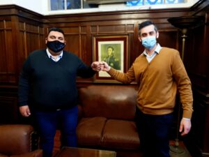 Agustín Alfonzo se reunió con