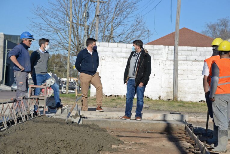 El Intendente recorrió la obra