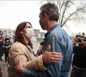 Florencio Randazzo y Carolina Castro