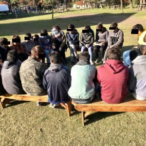 Los pibes estaban detenidos en