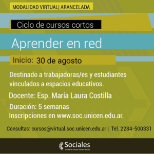 Realizarán un curso corto