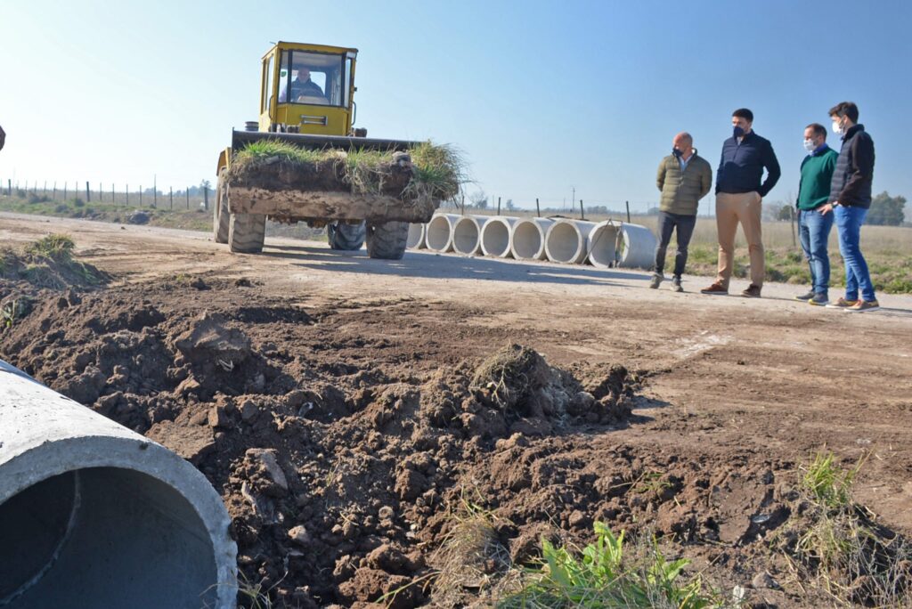 Se realizan diferentes obras hidráulicas