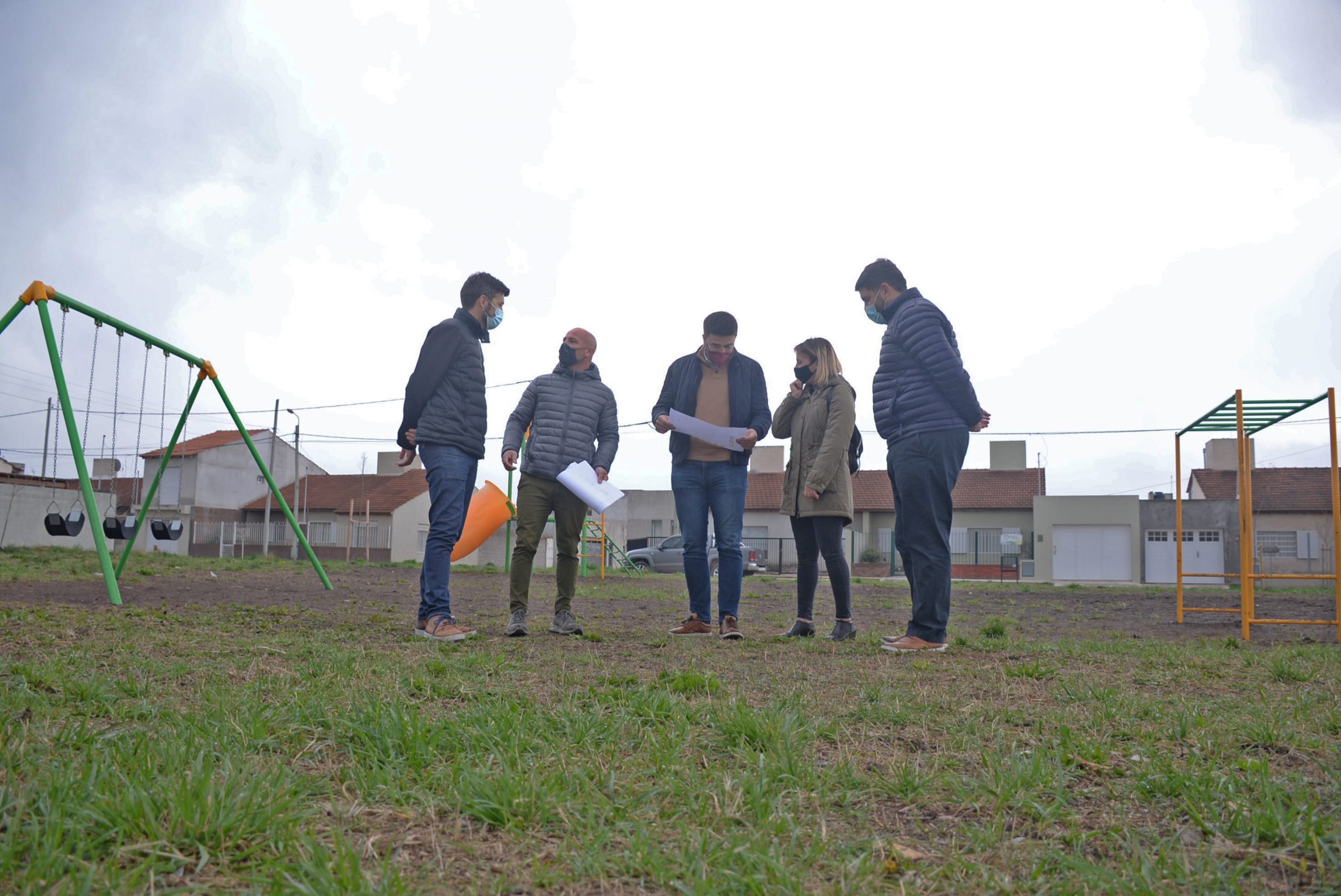 Nueva plaza en barrio Bancario