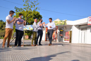 Galli inauguró la obra de