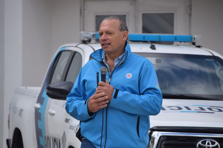 Sergio Berni estuvo en Olavarría