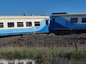 Descarriló un tren de