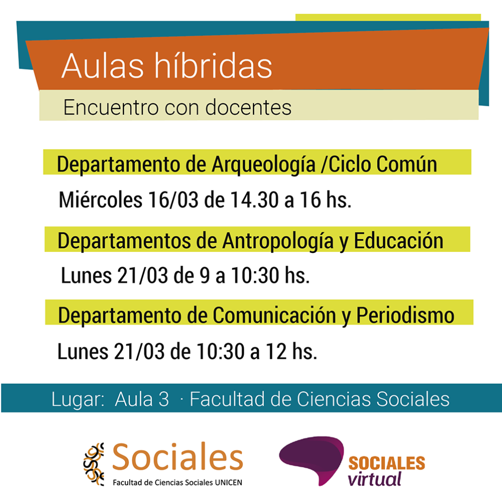 Encuentros con docentes de
