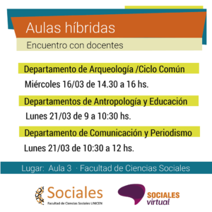 Encuentros con docentes de