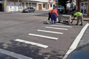 Trabajos de mantenimiento vial