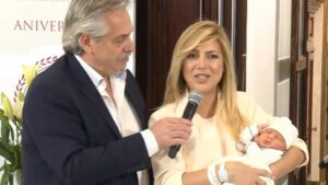 Alberto Fernández y Fabiola