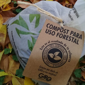 El compost separado por