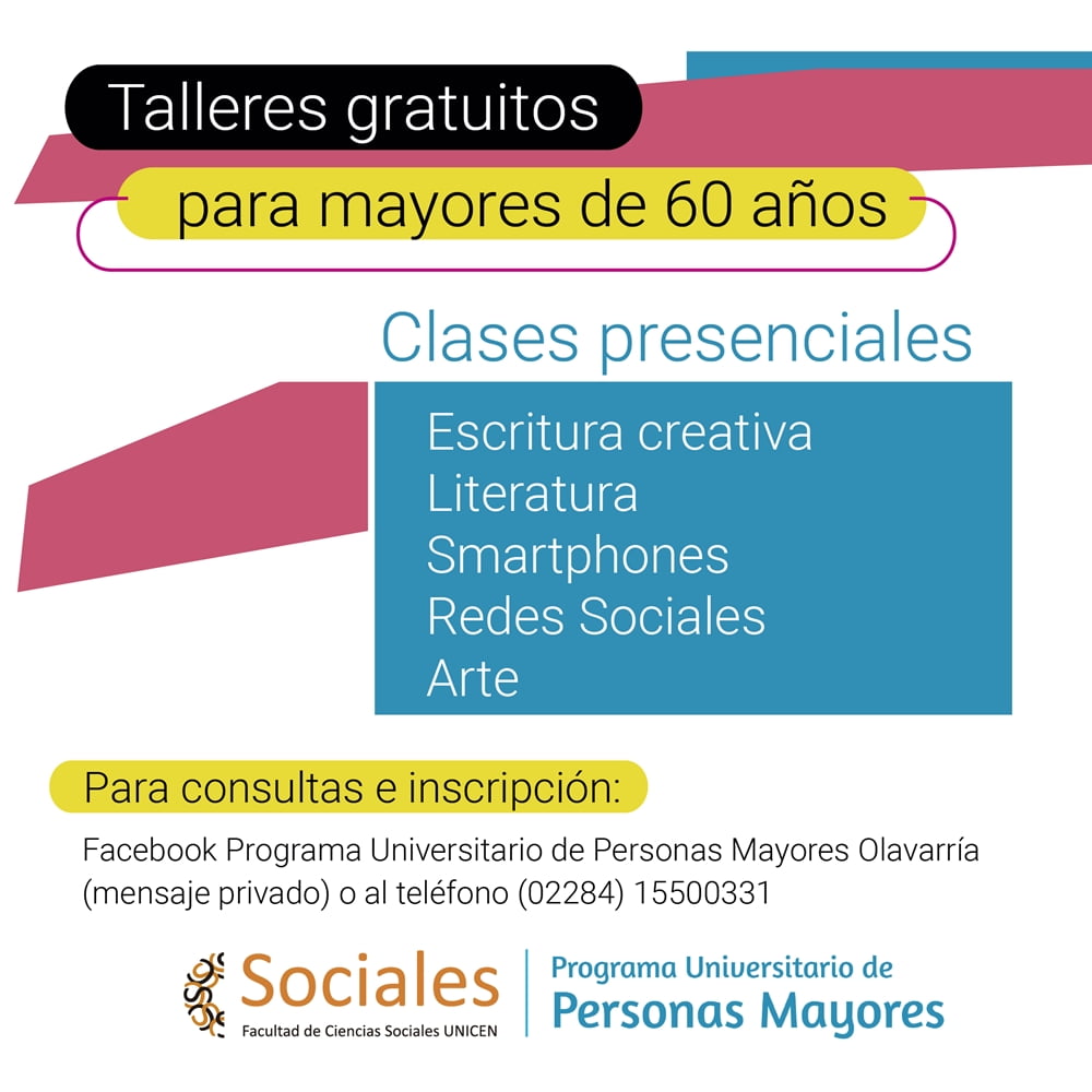 Inician los talleres gratuitos