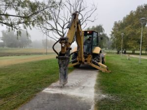 Reparación de sendas peatonales