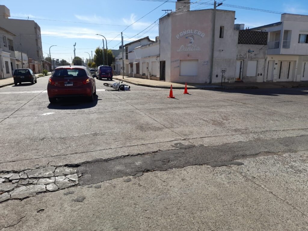 Un motociclista 