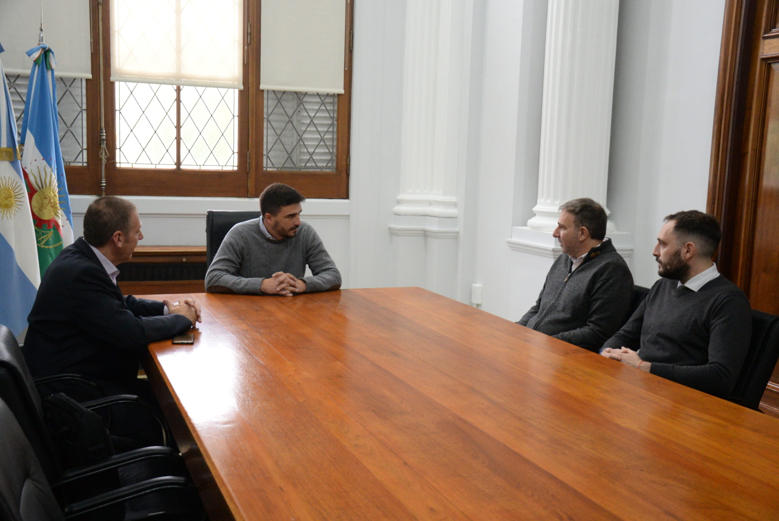 El intendente se reunió