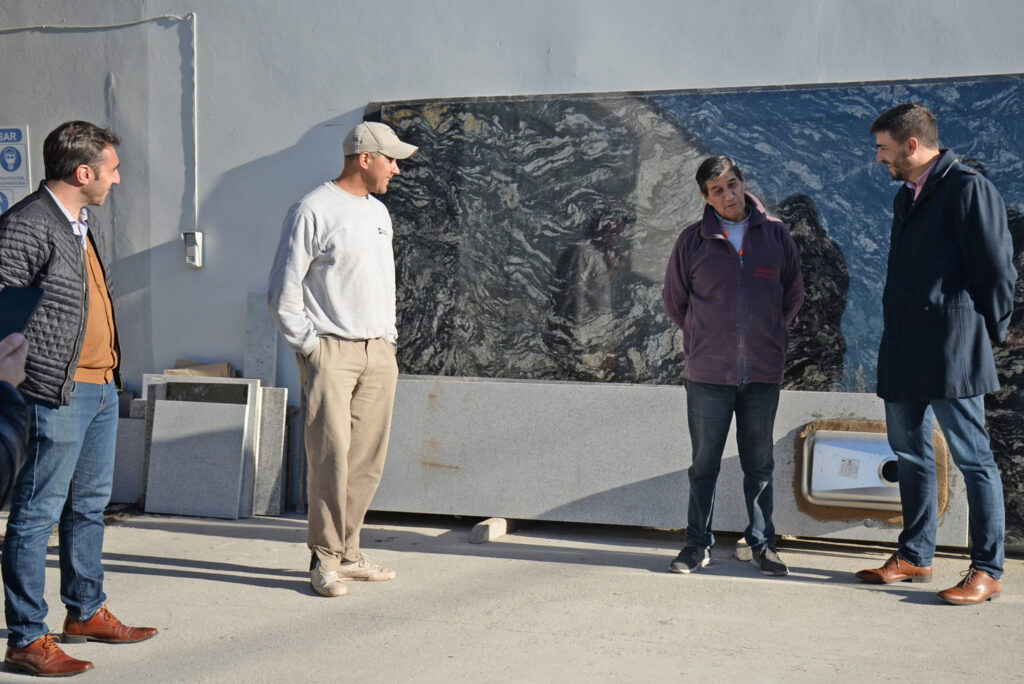 Ezequiel Galli recorrió Marmolería