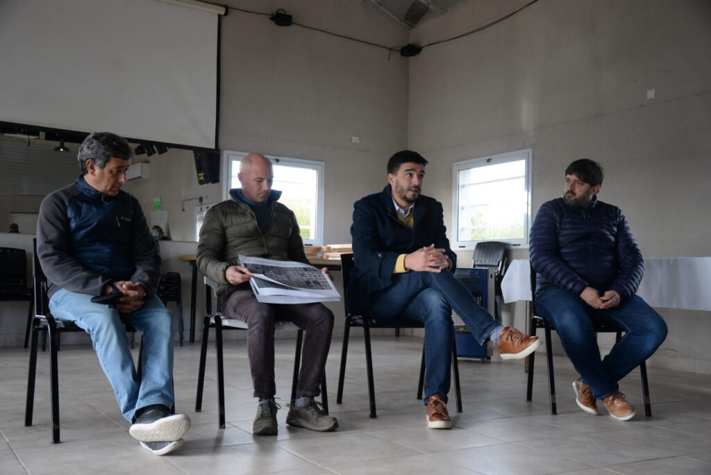 Galli anunció la pavimentación