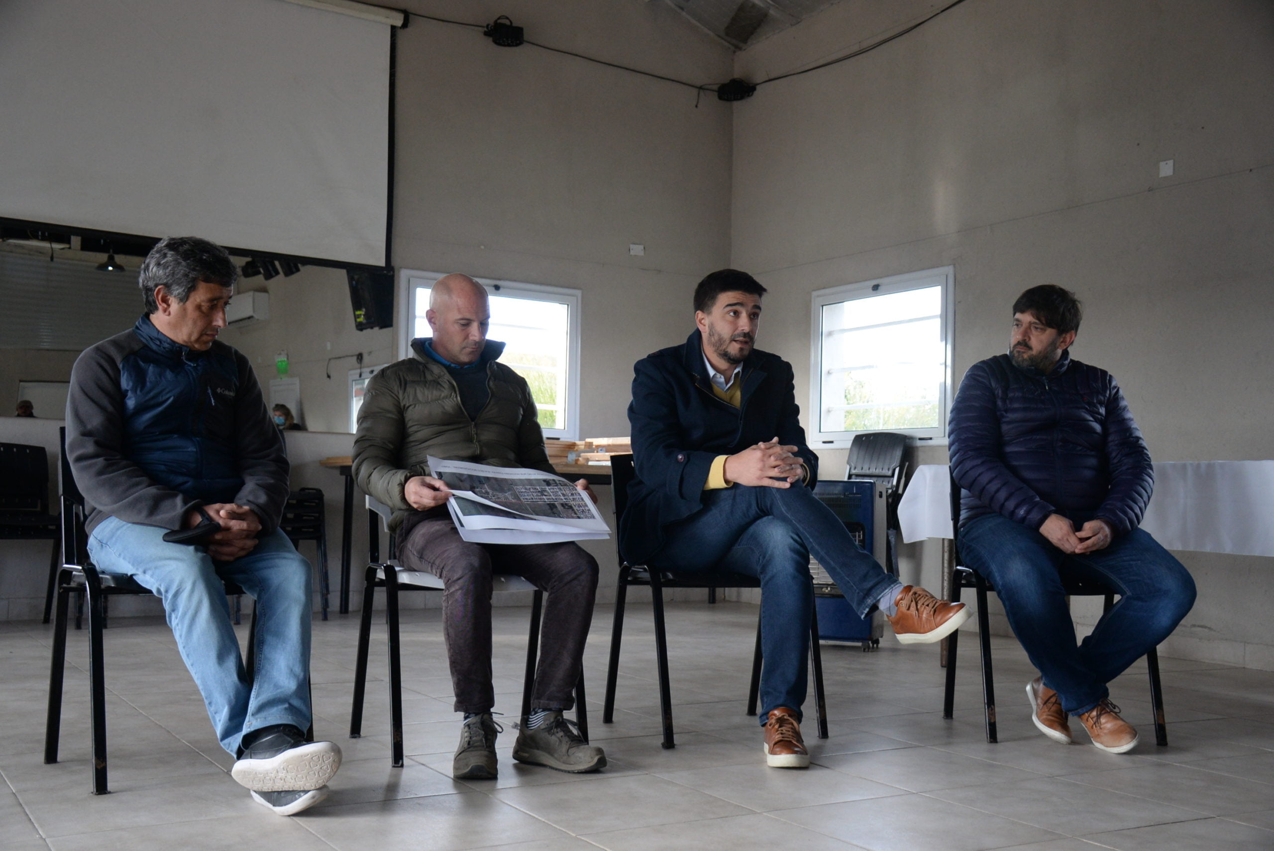 Galli anunció la pavimentación