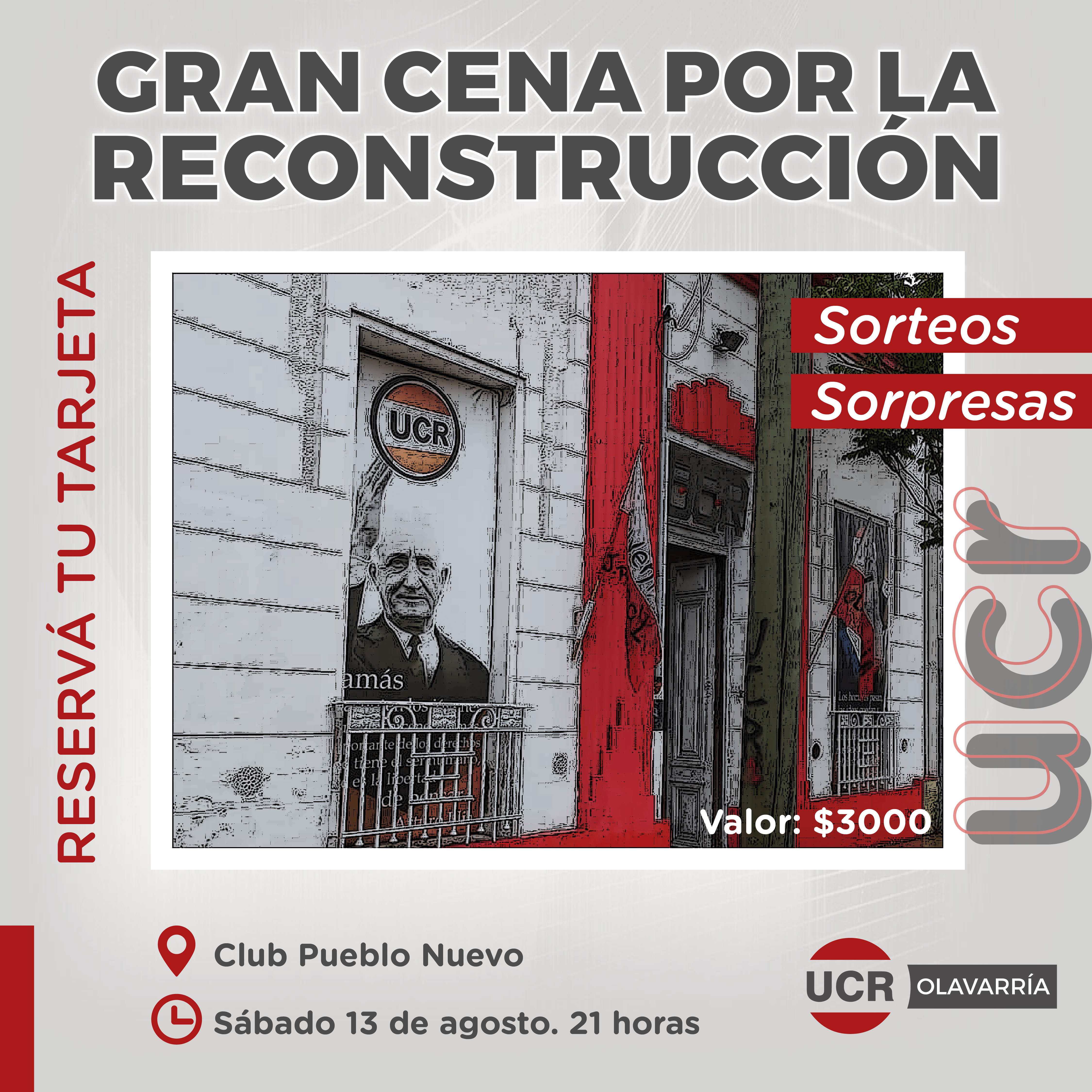 La UCR local organiza