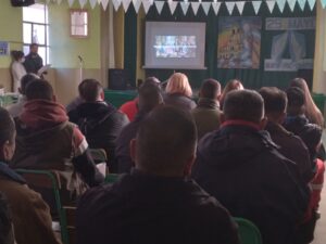 Los estudiantes de la