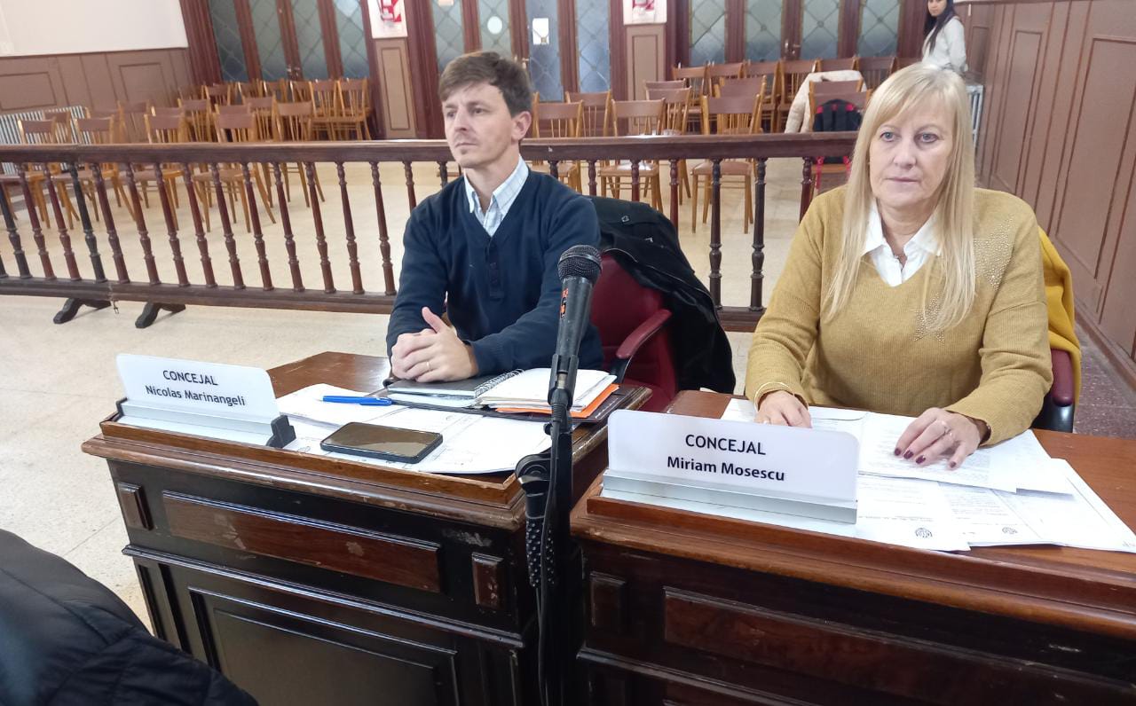 Miriam Mosescu y Nicolás