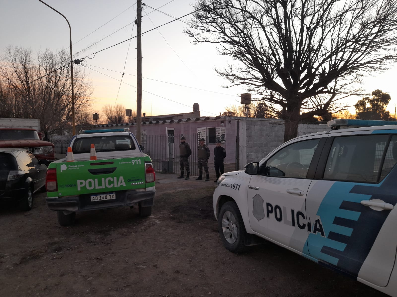 Tras un robo realizaron