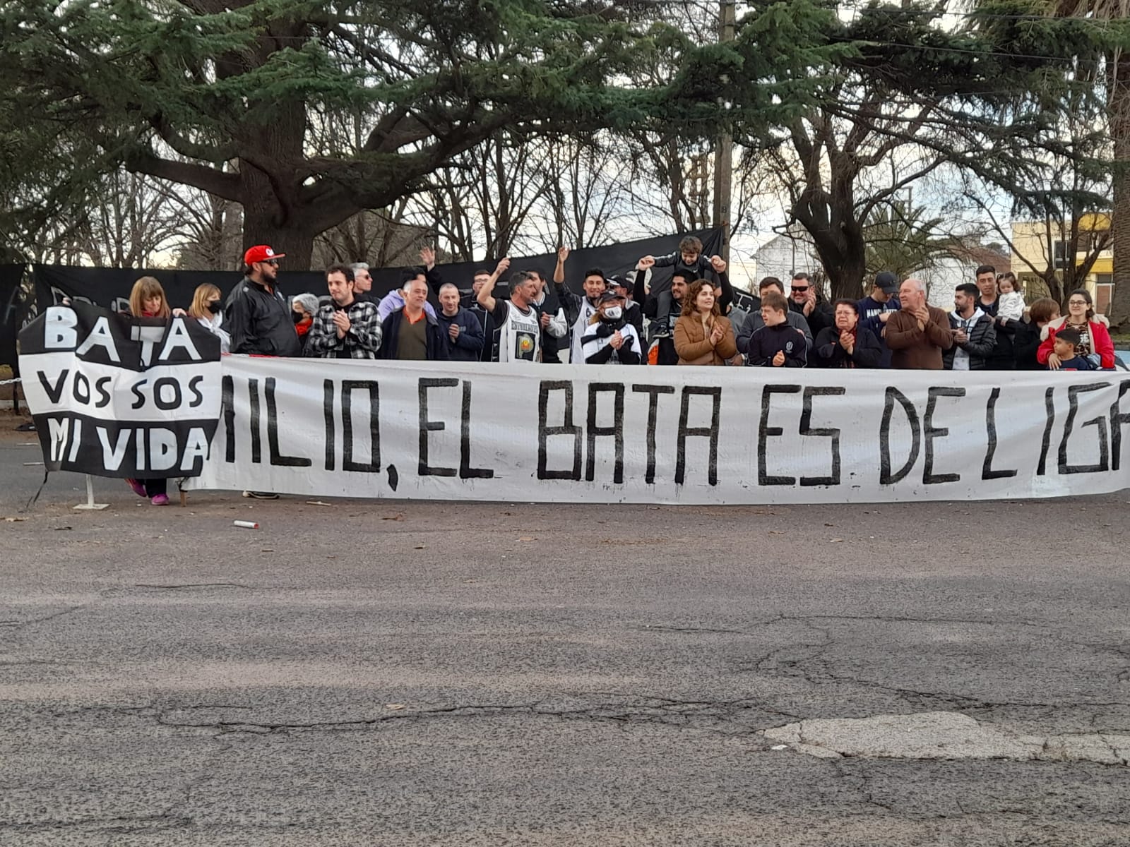 Hinchas y socios de