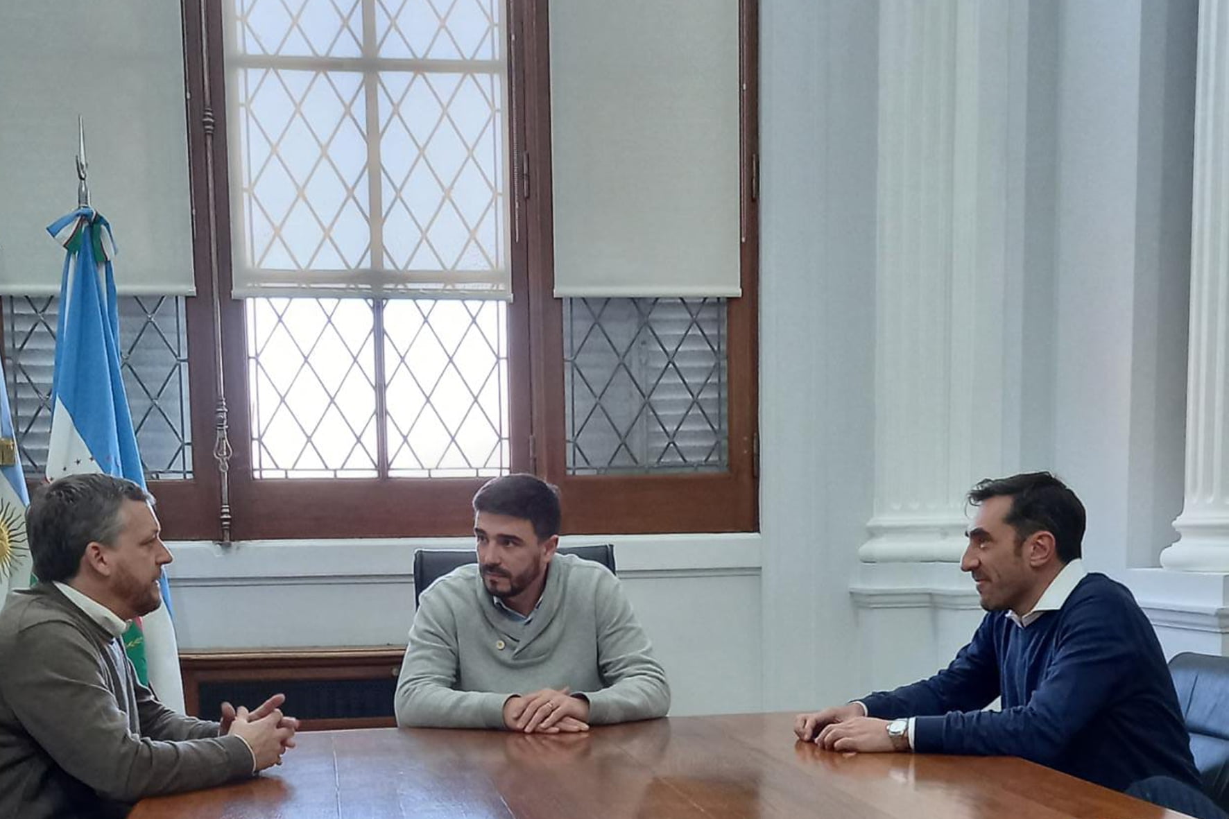 Ezequiel Galli se reunió