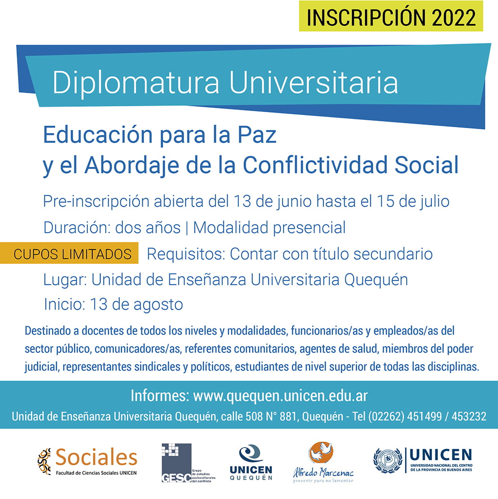 Inscripción abierta a los