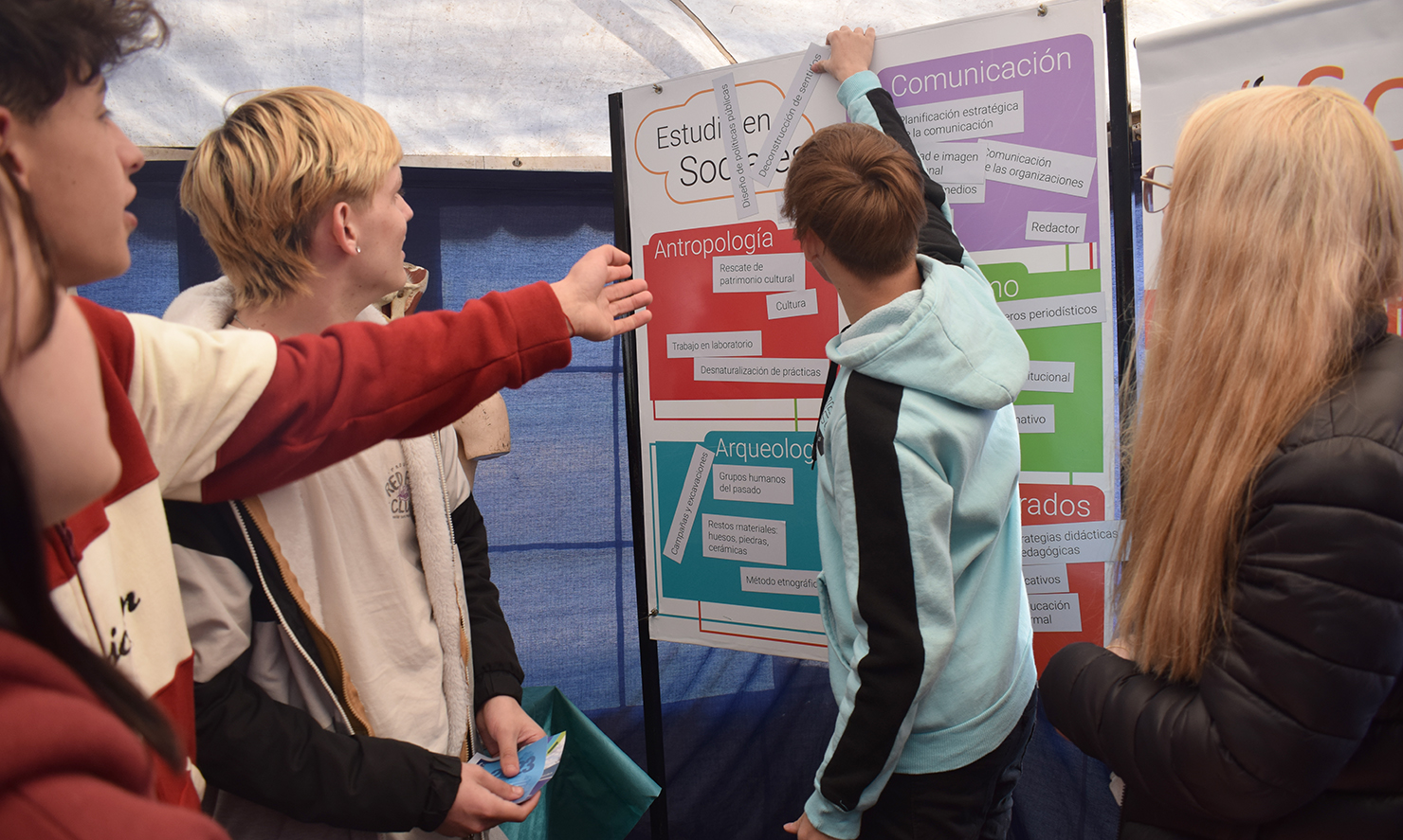 Cientos de estudiantes participaron