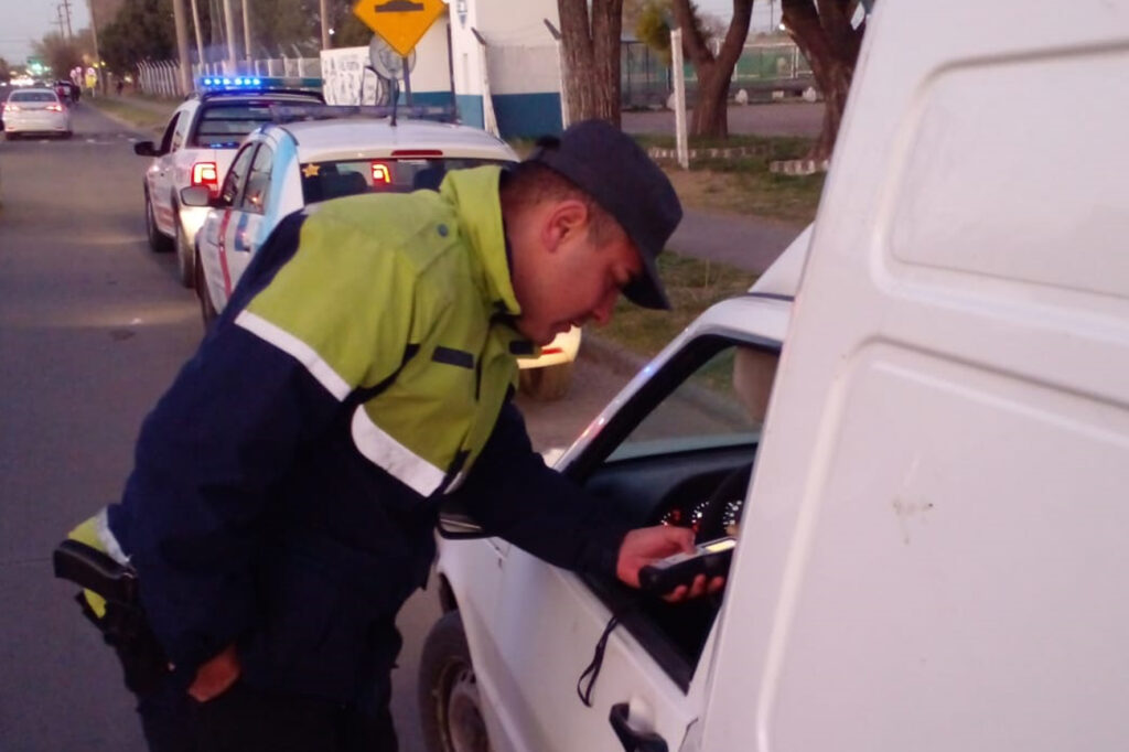 Numerosos controles de alcoholemia