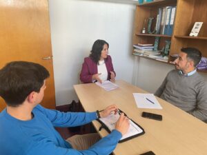 Belén Vergel se reunió