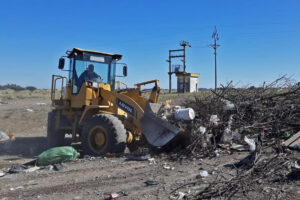 Limpieza de basurales y