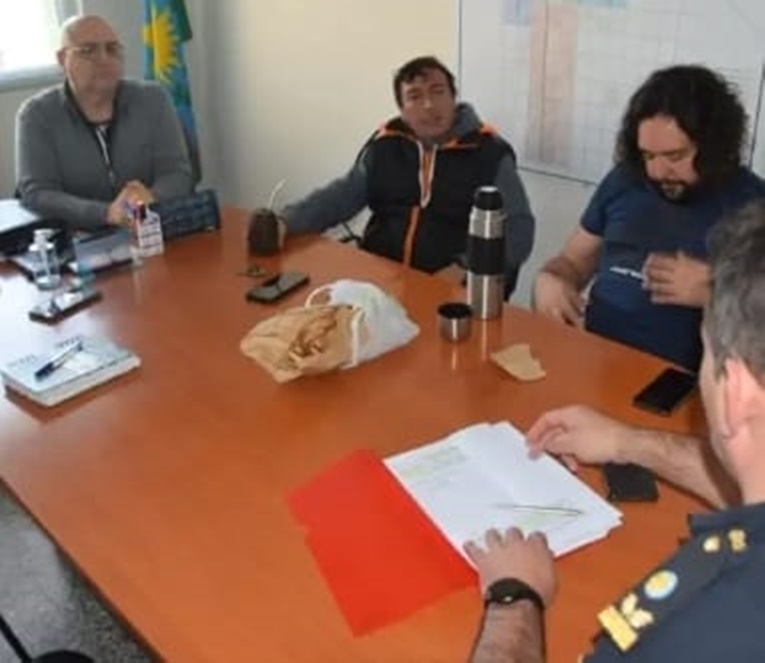 Landoni y Mario Bustos