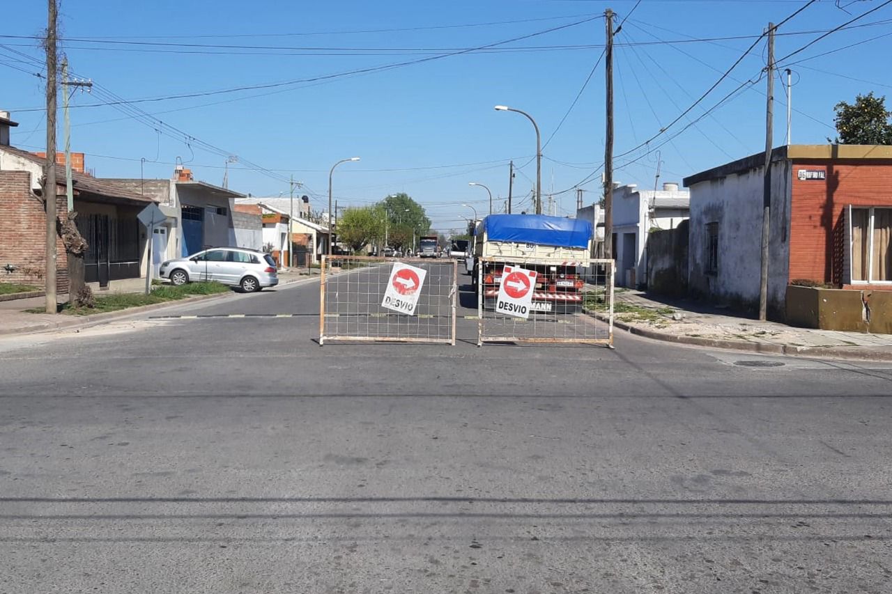 Tránsito interrumpido en un