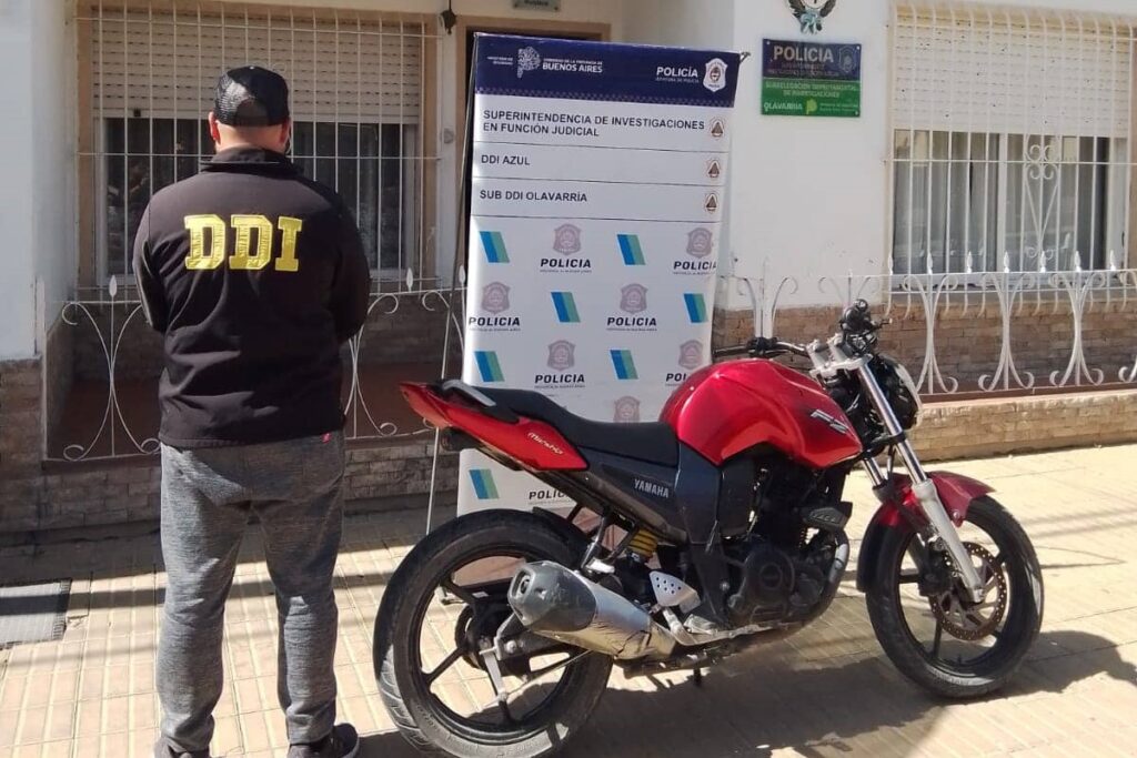 Recuperaron una moto que