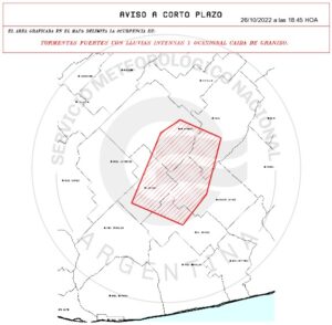 Anuncian tormentas fuertes con