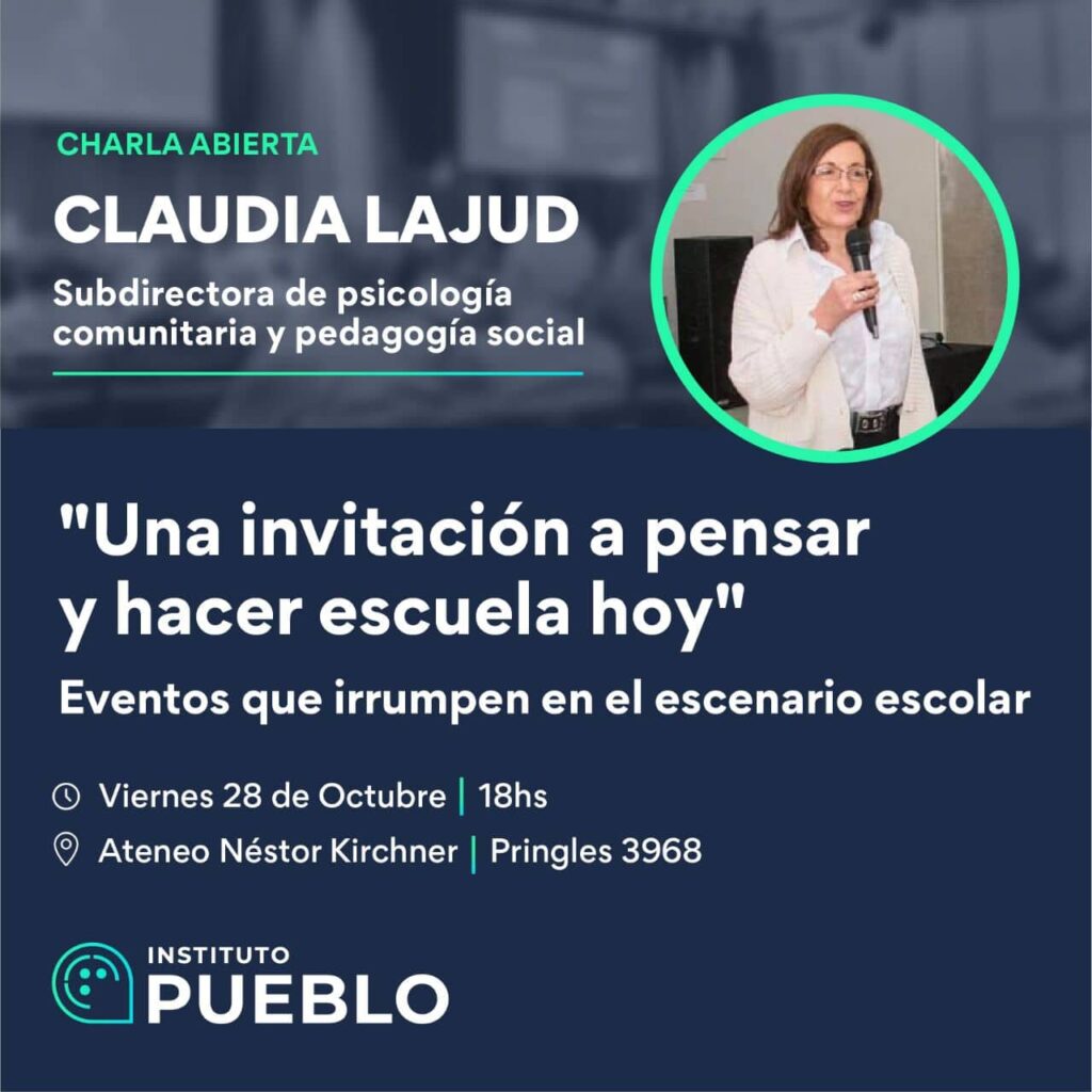 Charla a cargo de